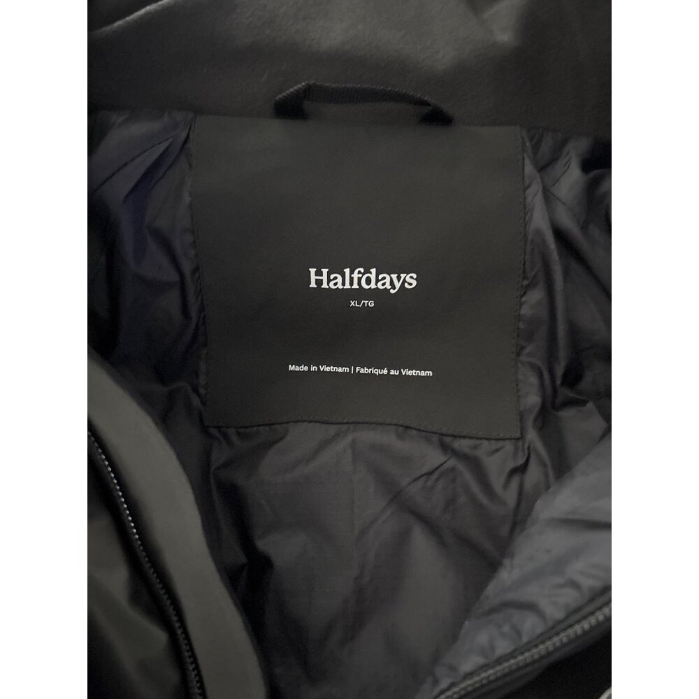 Halfdays Georgie Puffer Jacket Black XL, new with tags, Removable Hood - Picture 5 of 9